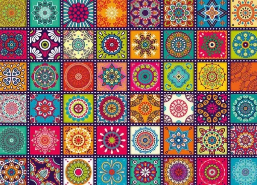 Puzzle Ornamental Squares