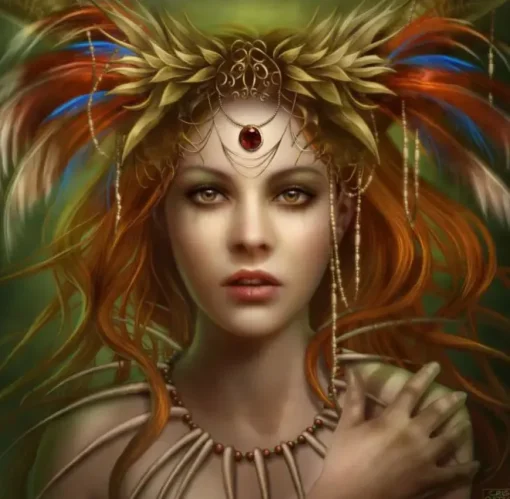 Puzzle Ortega: Tribal Goddess 1000