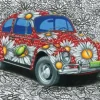 Puzzle Painted VW Beetle