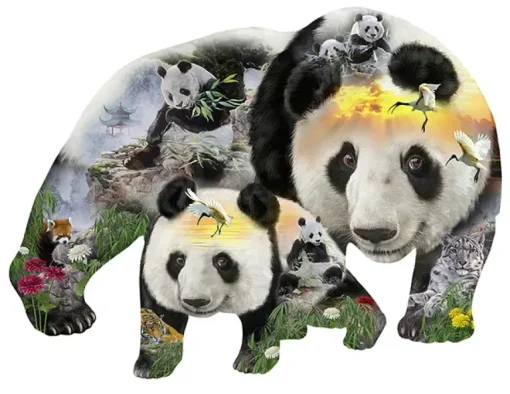 Puzzle Panda-Mona