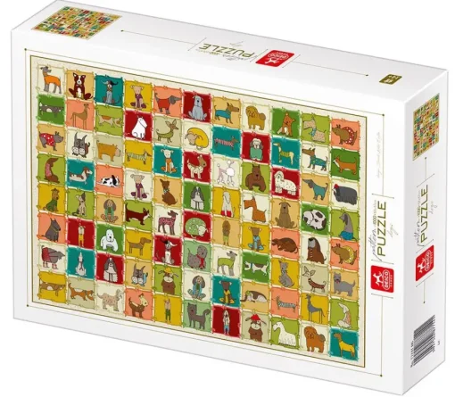 Puzzle Pattern Dogs