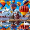 Puzzle Peaceful Travelling wooden