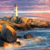 Puzzle Peggys Cove Lighthouse, Nova Scotia