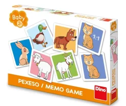 Puzzle Pexeso: Domáce zvieratká