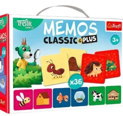 Puzzle Pexeso Maxi: Zvieratá a ich dom膷ek