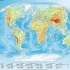 Puzzle Physical Map of the World