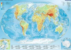 Puzzle Physical Map of the World