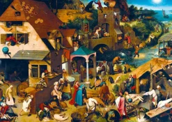 Puzzle Pieter Bruegel the Elder - Netherlandish Proverbs