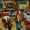 Puzzle Pieter Brueghel the Younger - The Tax-collector's O