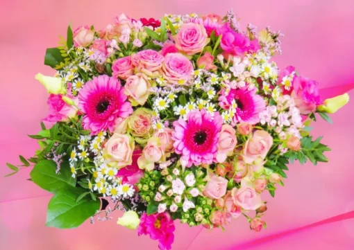 Puzzle Pink Bouquet of Roses