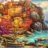 Puzzle Pinson - A Beautiful Day at Cinque Terre