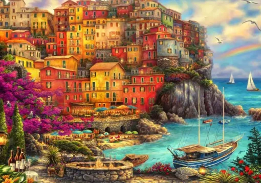 Puzzle Pinson: A Beautiful Day at Cinque Terre