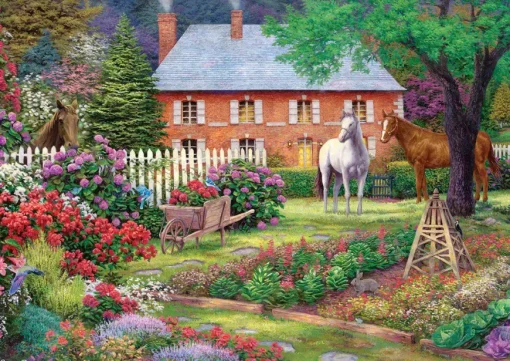 Puzzle Pinson: Equestrian Garden 1500