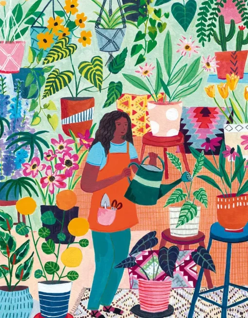 Puzzle Plant Lady