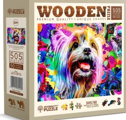 Puzzle Pop Art Yorkshire terrier wooden