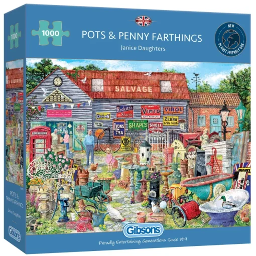 Puzzle Pots and Penny Farthings