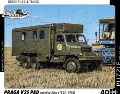 Puzzle Praga V3S PAD pojazdná diel艌a (1953 - 1990)