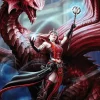 Puzzle Premium Plus: Anne Stokes - Scarlet Mage