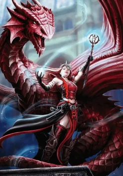 Puzzle Premium Plus: Anne Stokes - Scarlet Mage