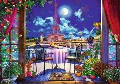 Puzzle Premium Plus: Paris in the moonlight