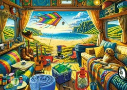 Puzzle Premium Plus Tea Time: Travelling by Camper