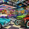 Puzzle Premium Plus Tea Time: Car Collector's Garage