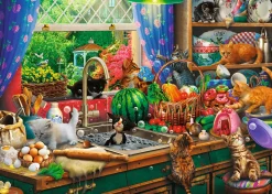 Puzzle Premium Plus: Tea Time: Troublemaker kittens