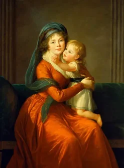 Puzzle Princess Alexandra Golitsyna and her son Piotr, 1794