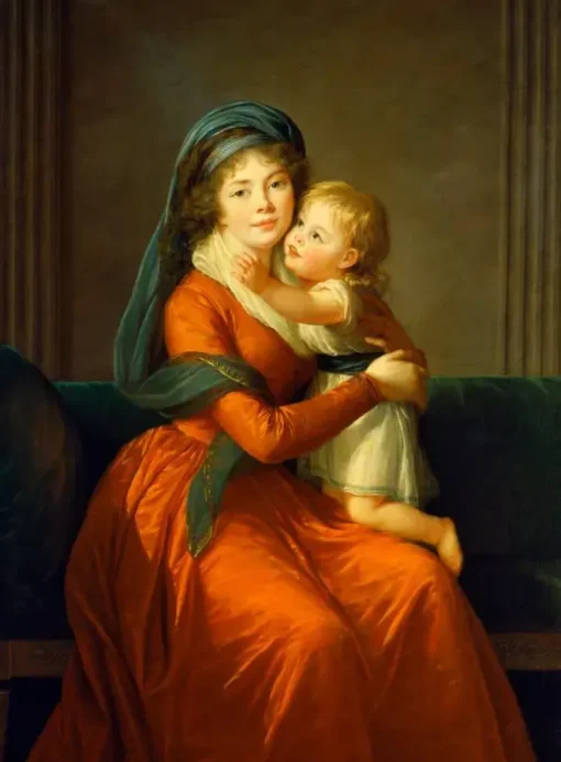 Puzzle Princess Alexandra Golitsyna and her son Piotr, 1794