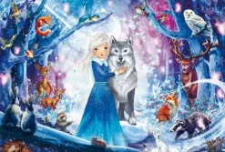 Puzzle Princess in the Snowy Forest