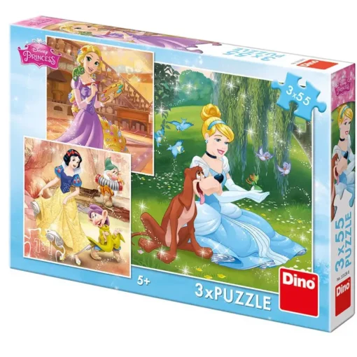 Puzzle PRINCESSES: Free afternoon 3x55