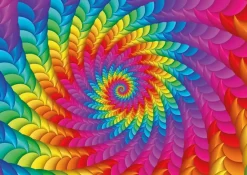Puzzle Psychedelic Rainbow