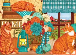 Puzzle Pumpkin Patch Cats