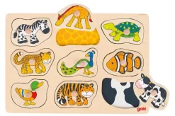 Puzzle Puzzle Drevená vkláda膷ka Zvieratá II