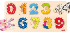 Puzzle Puzzle Drevená vkláda膷ka Prvé po膷ítanie