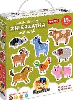 Puzzle Puzzle Zvieratká na farme