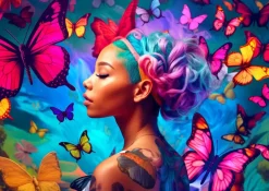 Puzzle Queen of Butterflies