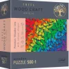 Puzzle Rainbow butterflies wooden