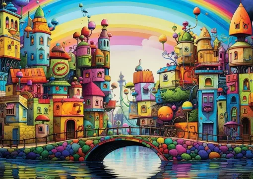 Puzzle Rainbow City