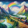 Puzzle Rainbow Express
