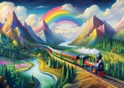 Puzzle Rainbow Express
