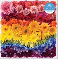Puzzle Rainbow Flowers