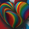 Puzzle Rainbow Heart