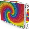 Puzzle Rainbow Swirl Spiral