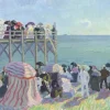 Puzzle Raoul Dufy - Estacade Beach in Trouville, 1905