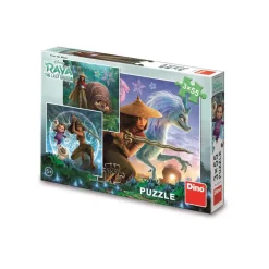 Puzzle Raya and friends 3x55