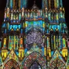 Puzzle Reims Cathedral in Light
