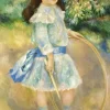 Puzzle Renoir: Girl with a Hoop