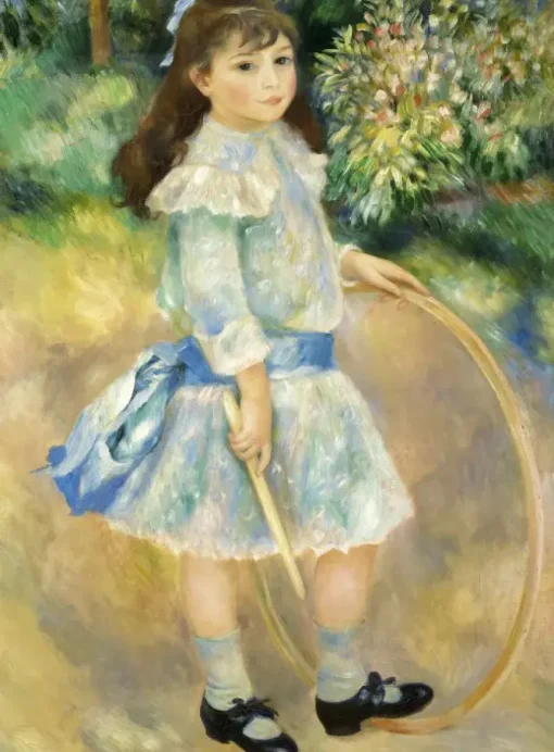 Puzzle Renoir: Girl with a Hoop