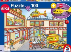 Puzzle Rescue 100 + SIKU model vrtulníka